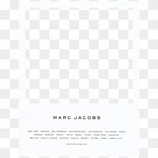 Transparent Marc Jacobs Logo Clipart
