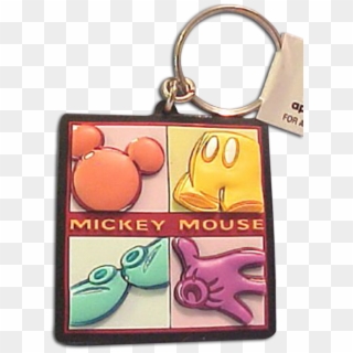 Disney's Mickey Mouse Icon Vinyl Key Chain - Mickey Icon Clipart