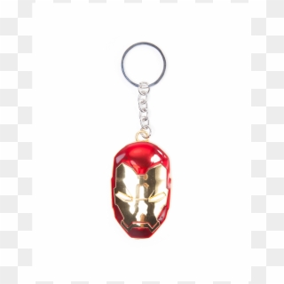 Marvel Iron Man Mask 3d Metal Keychain - Iron Man Clipart