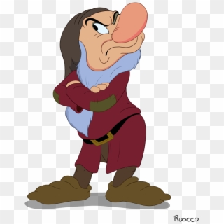 In Snow White - Snow White Disney Grumpy Clipart
