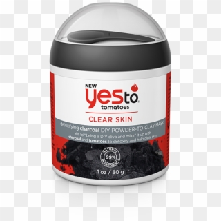 Yes To Tomatoes Detoxifying Charcoal Diy Mask Powder - Yes To Charcoal Peeling Mask Clipart