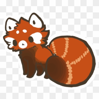 Red Panda Clipart Grumpy - Kawaii Red Panda Drawing - Png Download