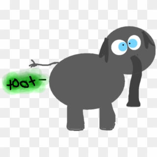 Animals - Elaphant Toot - Cartoon Clipart