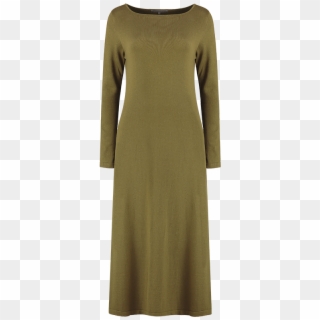 Organic Cotton Long Sleeve Greenwich Dress - Day Dress Clipart