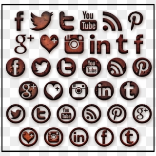 My Font With Some Styles Applied - Social Media Png Logo Black Clipart