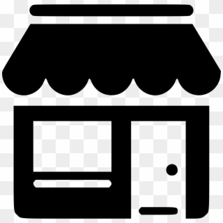 This Page Contains Information About Retail Icon Black - Storefront Icon Png Clipart