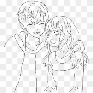 anime drawing base couple