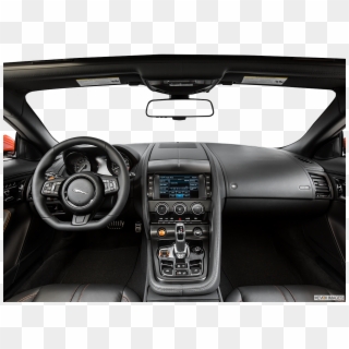Interior View Of 2015 Jaguar F-type Convertible In - Aston Martin Db9 Clipart