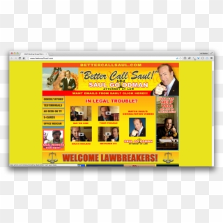 Saul Goodman Has A Website - Better Call Saul Clipart