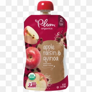 Apple, Raisin & Quinoa - Plum Organics Apple Raspberry Spinach Clipart