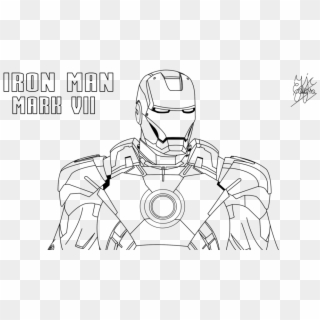 Iron Man Mark - Iron Man Para Colorear 3 Clipart