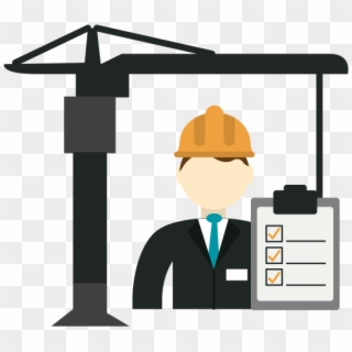 Site Inspections - Civil And Structural Engineer Cartoon Clipart