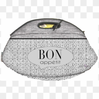 Lunch Bag Neoprene Thermos Insulated/ Bon Appetit /29x28x5 - Illustration Clipart
