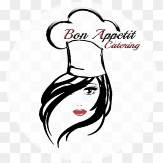 Bon Appetit Catering - Face Siluet Clipart