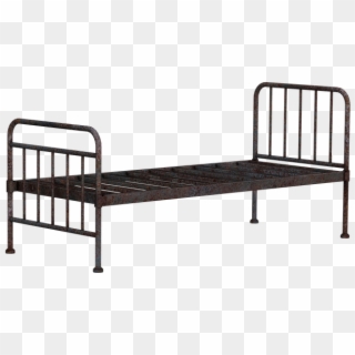 Bed Metal Bed Old Antique Rust Rusty Rusted Bars - Digital Art Clipart