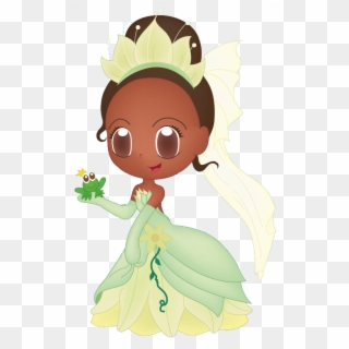 Disney Princesses Clipart Green - Princesa Tiana Baby Png Transparent Png