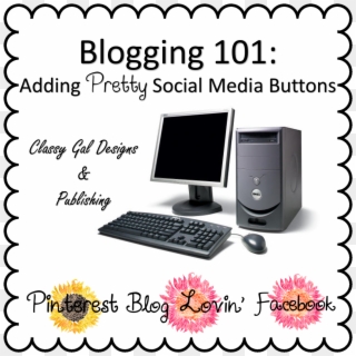How To Make "pretty" Social Media Buttons - Computer Structure Clipart
