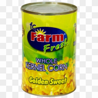 Farm Fresh Whole Kernel Corn Golden Sweet 400 Gm - Caffeinated Drink Clipart