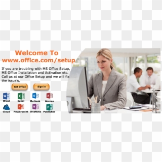 How To Installing Office Setup Windows Office Setup - Businessperson Clipart