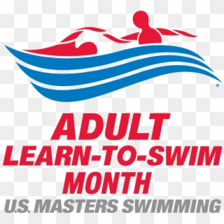 April Is Learn To Swim Month - Adult Learn To Swim Logo Clipart