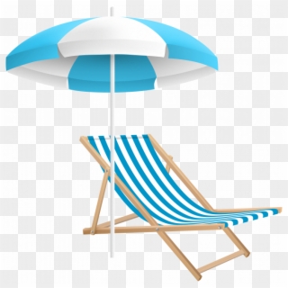Beach Chair With Umbrella Attached Target - Beach Chair With Umbrella Png Clipart