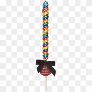 Spiral Rainbow Lollipop Clipart