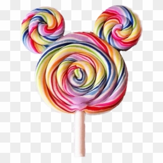 #lollipop #candy #rainbow #mickey #cute #kawaii #girly - Stick Candy Clipart