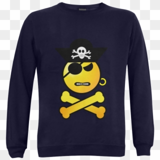 Frowning Emoji Gildan Crewneck Sweatshirt (model H01) - Long-sleeved T-shirt Clipart