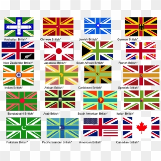 These Flags Are A Collection Of Flags For People Living - Heritage British Flags Clipart