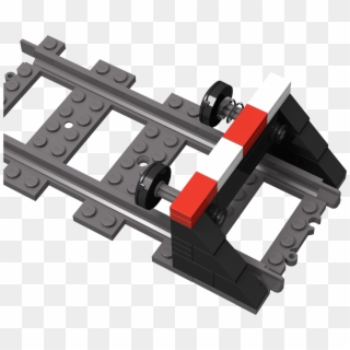 Shock Absorbing Buffer Back One Spring - Lego Clipart