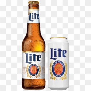 Miller Lite - Beer Bottle Clipart