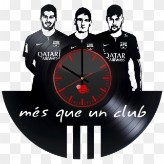 Barcelona Football Club Barça Blaugrana Handmade Vinyl - Barcelona Clock Clipart