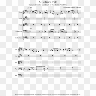 A Hobbit's Tale Sheet Music Composed By Arranged By - Angel With A Shotgun Trumpet Sheet Music Clipart