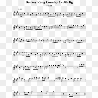 Partitura Donkey Kong Country Clipart
