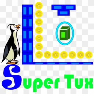 Super Tux Logo Png-01 - Adã©lie Penguin Clipart