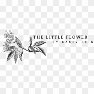 The Little Flower - Calligraphy Clipart
