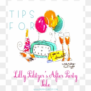 Lilly Pulitzer Prepares By Removing Loads Of Items - Lilly Pulitzer New Year Clipart