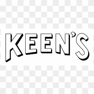 Keen's Logo Black And White - Calligraphy Clipart
