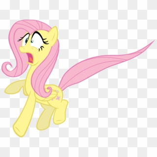 Entertainment Weekly Bats Clip - Mlp Fluttershy Scared - Png Download