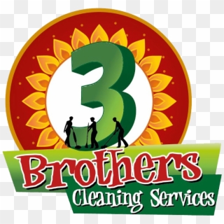 3 Brother Cleaning Services - Graphic Design Clipart