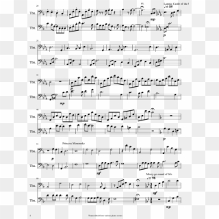 Studio Ghibli Medley Sheet Music Composed By Andrea - Meme Music For Trombone Clipart