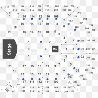 Mgm Grand Garden Arena Section 203 Row F Clipart