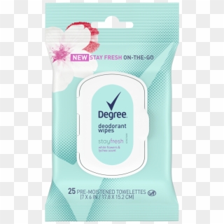 Degree Women Stay Fresh White Citrus & Bergamot Deodorant - Degree Deodorant Wipes Clipart