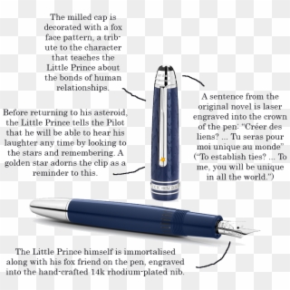 The Meisterstuck Writing Instruments Come In A Few - Mont Blanc Le Petit Prince Clipart