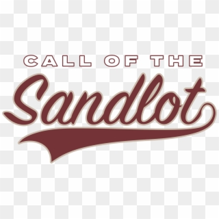 Call Of The Sandlot - Calligraphy Clipart