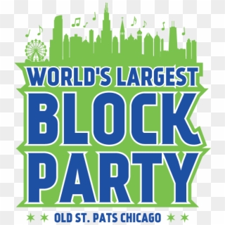 Pat's World's Largest Block Party - World's Largest Block Party Chicago 2018 Clipart