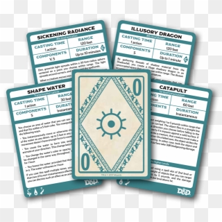 Order Your Spellbook Card Deck Today - Xanathar's Guide Spellbook Cards Clipart