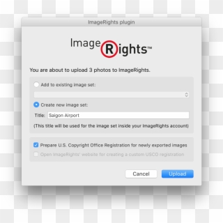 Imagerights Plugin For Adobe Lightroom - Image Clipart