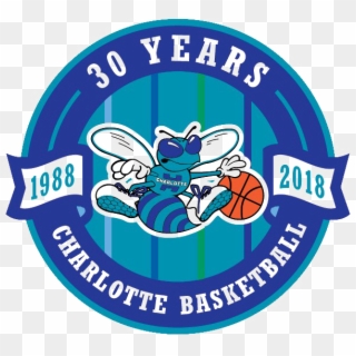 Charlotte Hornets Transparent Png - Charlotte Hornets 30 Years Clipart