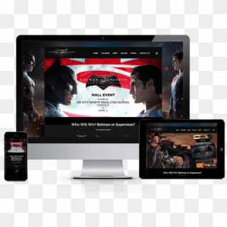Batman Superman Mobile Devices - Tablet Computer Clipart
